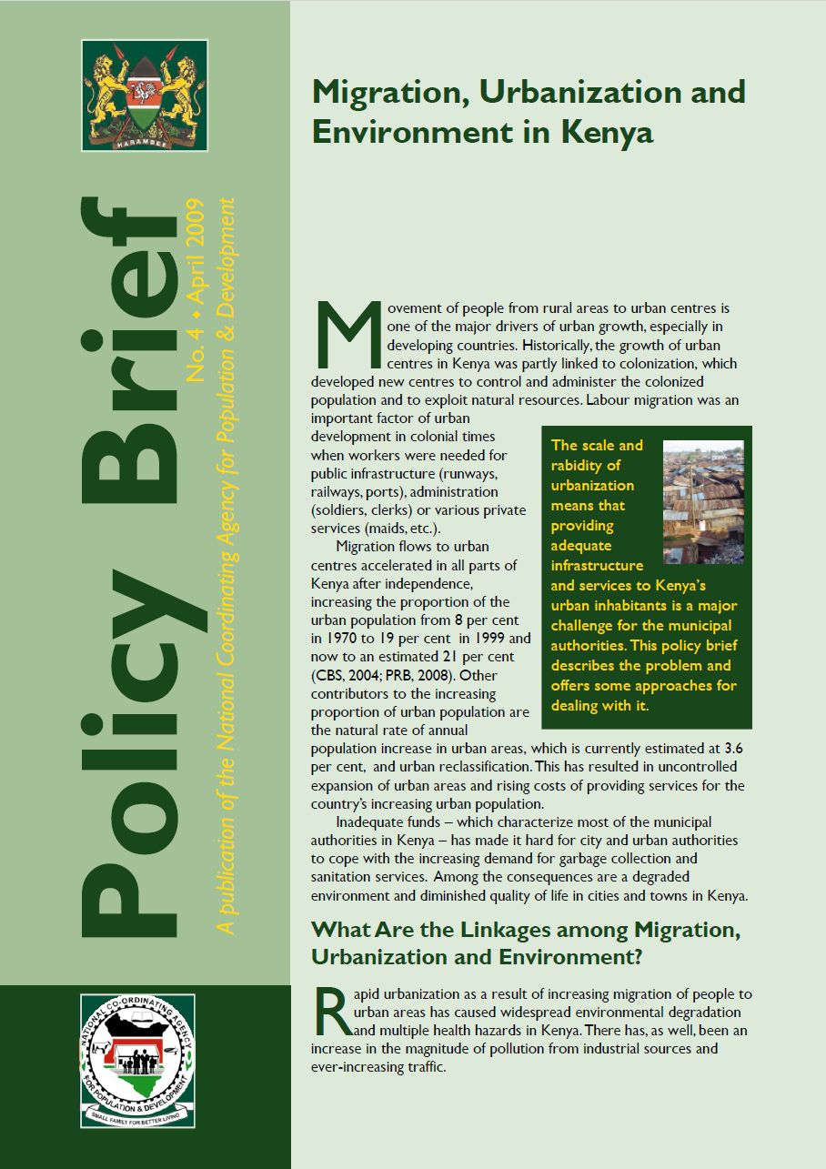 Cover des "Policy Brief" mit Downloadlink.