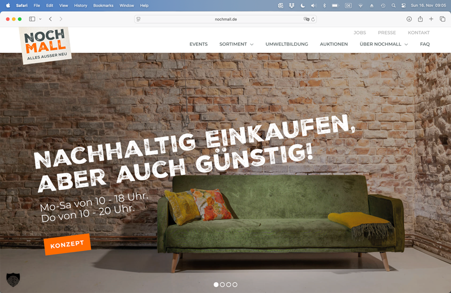 Screenshot (16.11.2025): https://www.nochmall.de